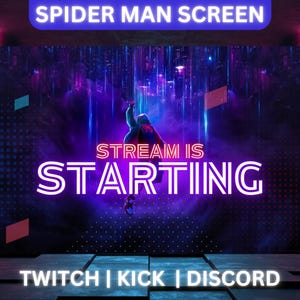 Twitch Animated Fictional Overlay | Kick Stream Package | Includes Twitch Panels & Animated Screens | Perfect For Twitch Streamers!