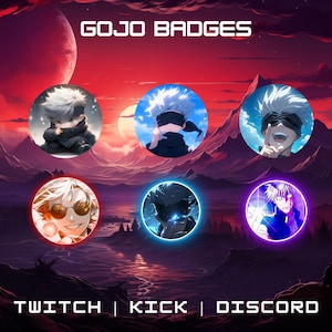 Twitch Anime Sub Badges | Bit/Sub Badges | Kawaii Character Badges | Streamer & YouTube Badges | Ready To Use | Instant Download.