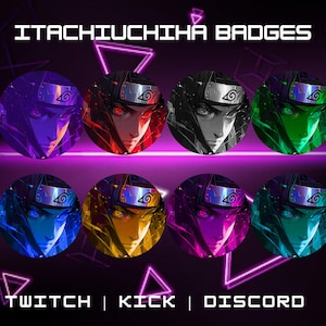 Twitch Ita-Chi Sub Badges | Bit/Sub Badges | Kawaii Anime Badges | Streamer & YouTube Badges | Ready To Use | Instant Download.