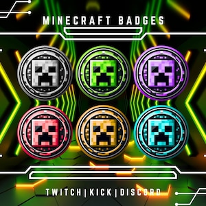 6 Game Character Sub Badges | Fictional Subscriber Badge | Streamer Badges | Twitch Channel Badges | Twitch Designs | Pay To Use.