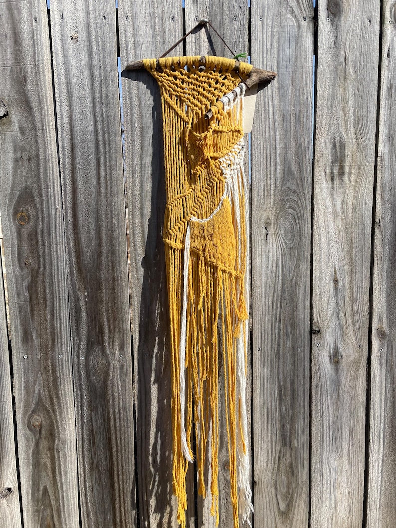 Macrame: ‘lemon Wall Pockets’ - Etsy