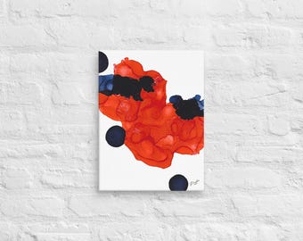 Fluid Ink Canvas Print