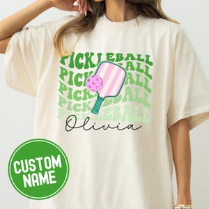 Custom Pickleball Shirt Personalized Funny Pickleball T-Shirt Pickleball Player Gift Pickleball Gifts Sport Shirt Pickleball Shirt for Women