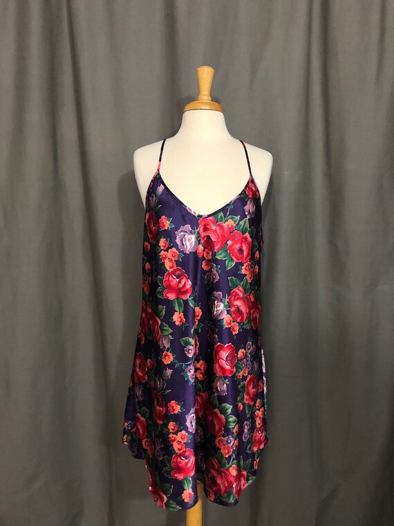 90s Floral Intimate Moods Slip - XL