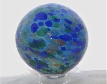 Float for the garden in Light Blue with Lapis, Pink, and Green