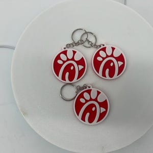 3D Printed Chic-Fil-A Keychain