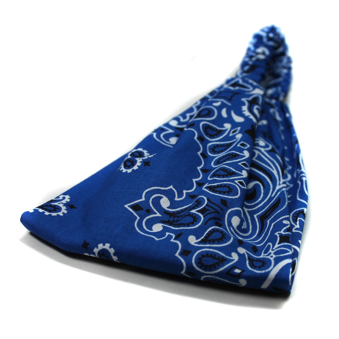 Fabric Bandana Royal Blue Bandana Royal Blue Bandanna Royal Etsy