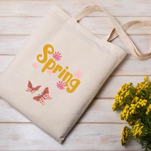 Borsa tote in tela stampata, borsa per la spesa in tela, borsa per la spesa stampata, borsa tote divertente, borsa della spesa, borsa da spiaggia, regalo per la festa della mamma