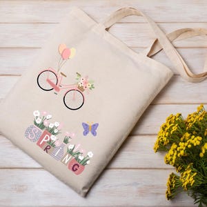 Borsa tote in tela stampata, borsa per la spesa in tela, borsa per la spesa stampata, borsa tote divertente, borsa della spesa, borsa da spiaggia, regalo per la festa della mamma