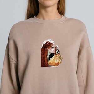 Felpa ricamata personalizzata, regalo per neomamma e neopapà, girocollo ricamato personalizzato, felpa est. mamma e papà