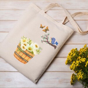 Borsa tote in tela stampata, borsa per la spesa in tela, borsa per la spesa stampata, borsa tote divertente, borsa della spesa, borsa da spiaggia, regalo per la festa della mamma