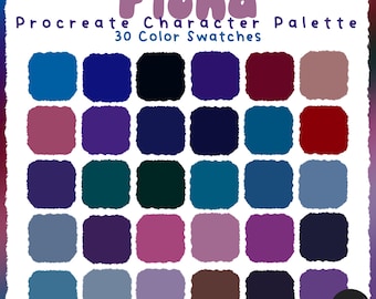 Fiona Procreate Character Palette