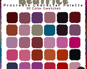 Beatrice Procreate Character Palette