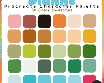 Dianne Procreate Character Palette
