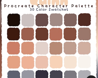 Quinn Procreate Character Palette