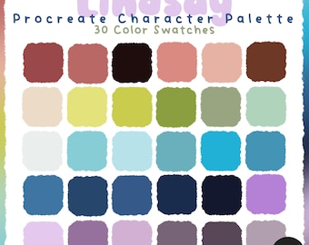 Lindsay Procreate Character Palette