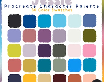 Jessie Procreate Character Palette
