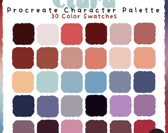 Clara Procreate Character Palette
