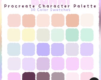 Bunni Procreate Character Palette