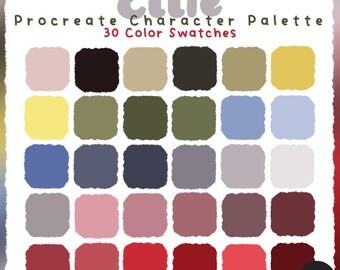 Ellie Procreate Character Palette