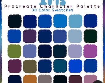 Iris Procreate Character Palette