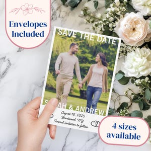 Save the Date Magnet, Photo Magnet, Wedding Magnet, Custom Photo Magnet, Save the Dates, Save the Date Card, Wedding Save the Date