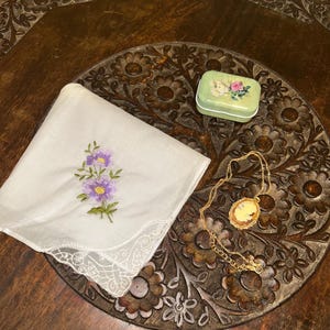 Mini Tin Floral Box