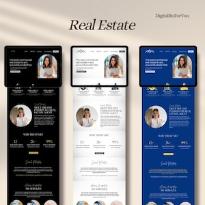 Website Template Bundle – Perfect for Entrepreneurs & Small Businesses