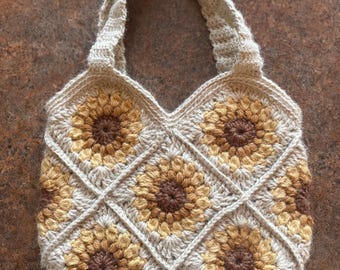 Handmade Sunflower Bag