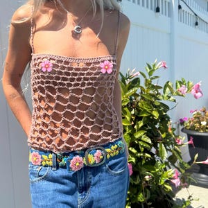 Mesh Tank Top Crochet Pattern