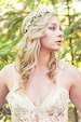 wedding accessories, bridal headpiece, wedding flower crown, ivory Flower crown, rustic head wreath, wedding headband, bridal hair 