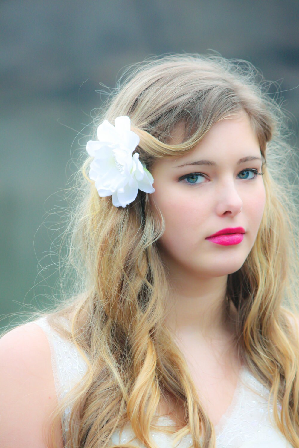 Bridal Hair Clip for Wedding Flower Hair Clips Bridal Hair Etsy