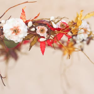 autumn wedding, autumn crown, rustic wedding, bridal hair band, autumn bridal crown