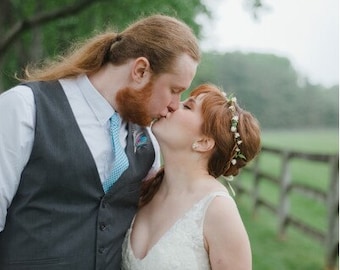 wedding accessories, bridal headband, woodland wedding, bridal headpiece, rustic wedding country chic woodland wedding berries halo