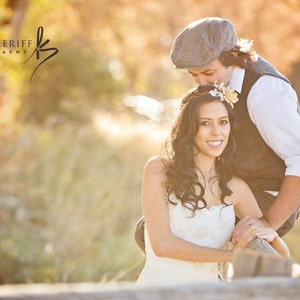 Autumn headband, fall wedding, ivory bridal head piece, pine cone rose head piece, rustic wedding