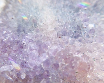 Sparking Amethyst Plate Natural Galaxy Amethyst from Brazil Stunning Raw Crystal Amethyst, Healing Crystal