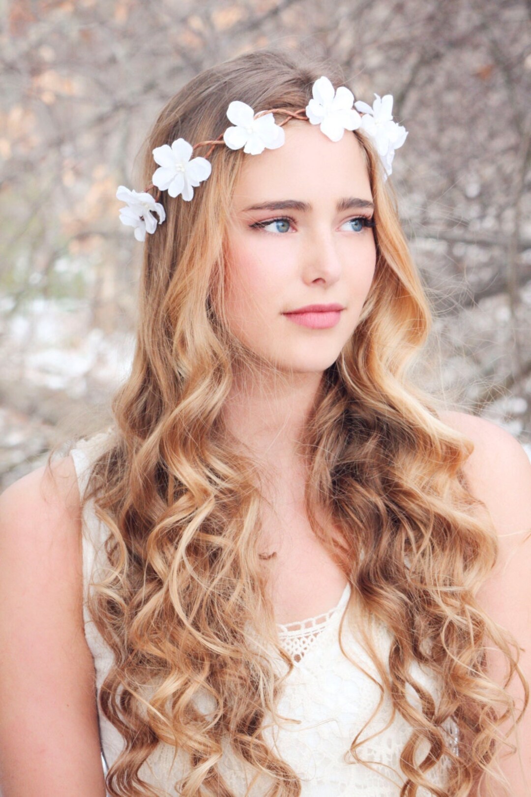 bridesmaid headpiece flower