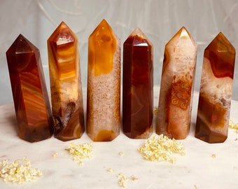 Carnelian Crystal Towers Metaphysical crystals