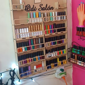 Nagellack-Display 50x64 CM, Feile zum Laserschneiden