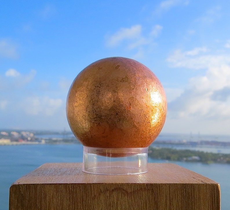 Solid Copper Sphere Conductor Of Energy Etsy