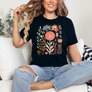 Subtle FDT Shirt, F*ck Donald Trump Tshirt, Floral FDT Gift, Flower Anti Trump T-shirt, Anti MAGA Shirts, Political T shirt, Feminist Gift