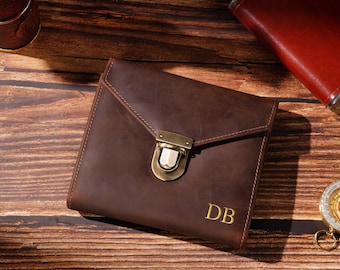 Étui pour cartes à jouer personnalisé en cuir véritable avec initiales, ensemble d'étuis de jeu de voyage personnalisés, accessoires pour cartes de poker, cadeaux pour une soirée poker