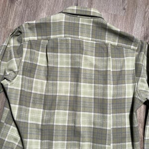 True Vintage 50-tals Pendleton ullrutig flanellskjorta CPO herrskjorta 15 1/4 NOS bild 15