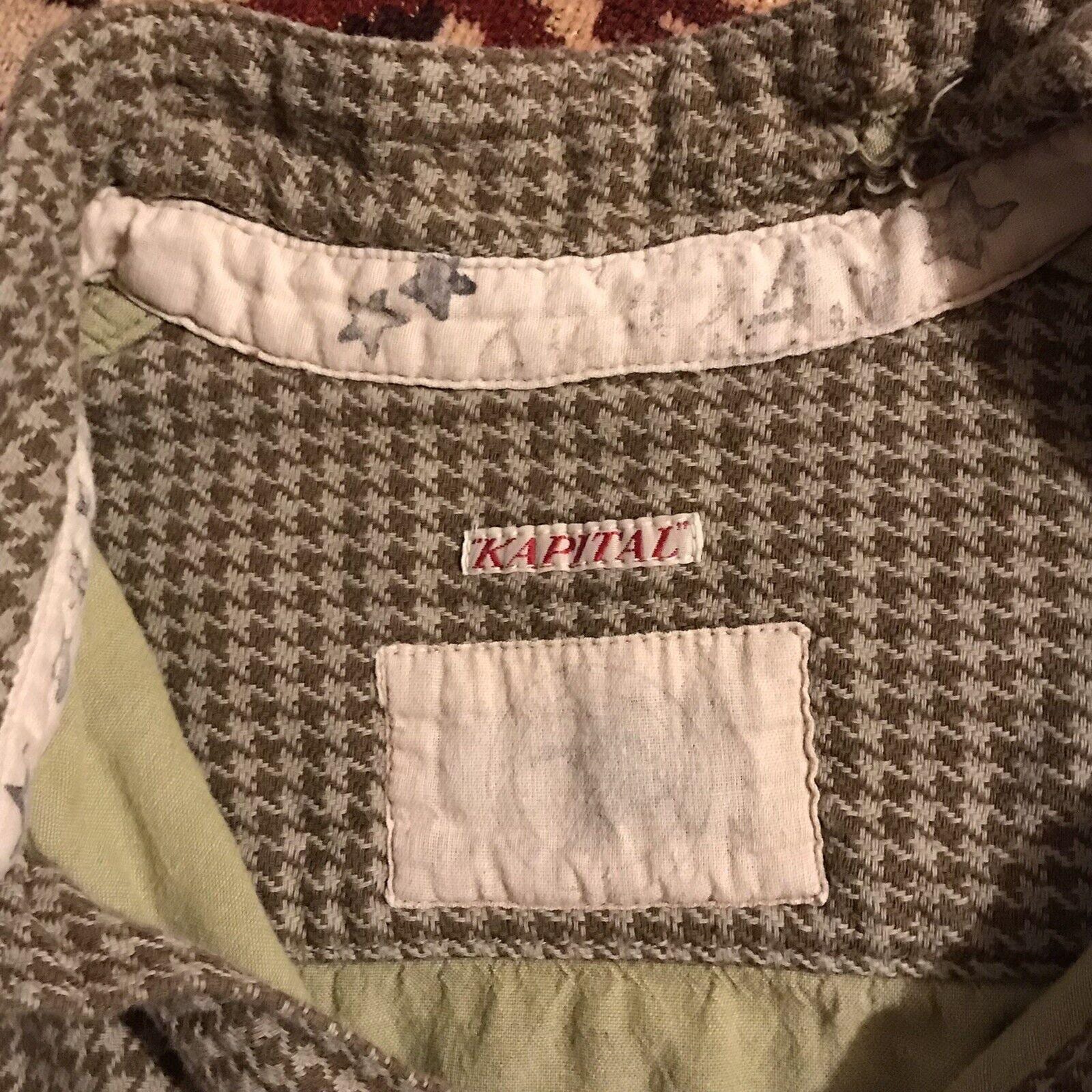 Kapital Kountry ダメージ加工 チェック柄 フランネルシャツ