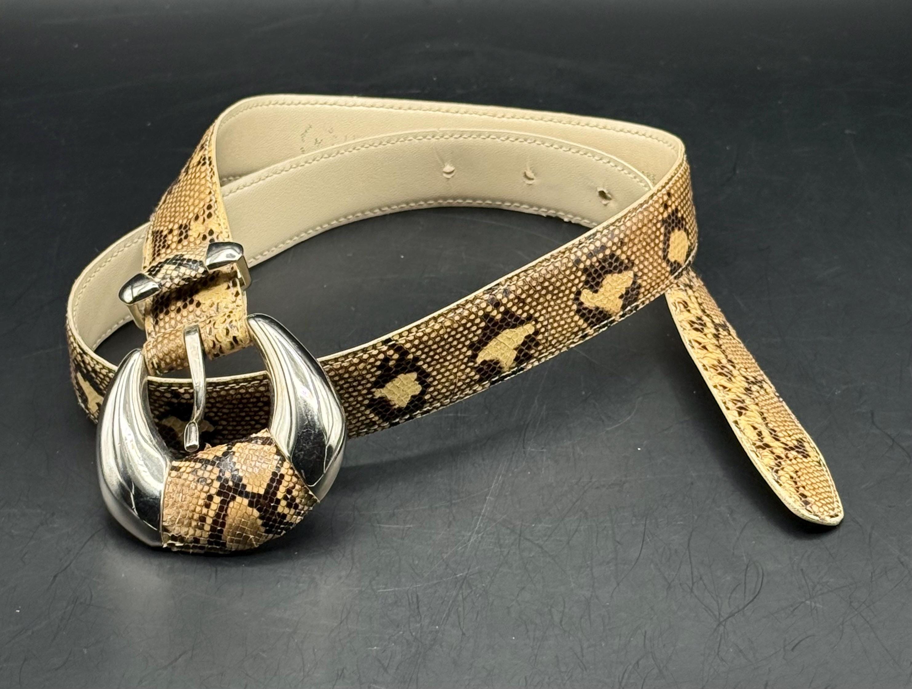80s Snakeskin Belt - Etsy display picture 3