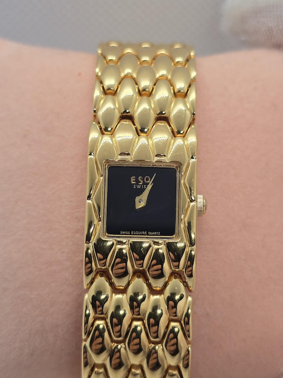 Vintage ESQ by Movado Gold Watch - Swiss Quartz Women display picture 1