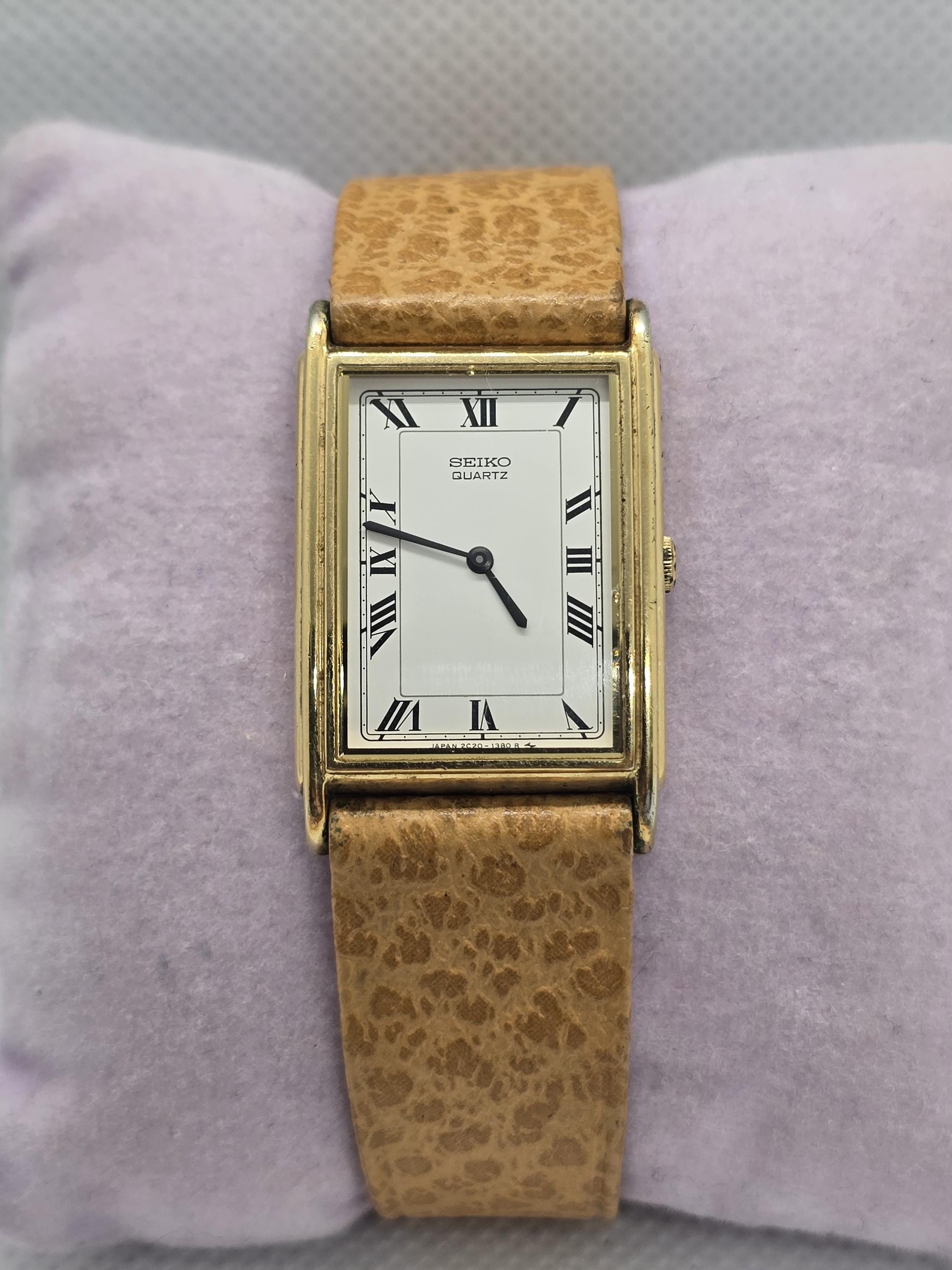Vintage Seiko Tank スクエア タンク メンズ腕時計 セイコー