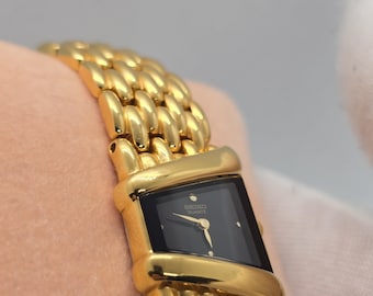 Rare Vintage Seiko Rivoli Asymmetrical Trapezoid Quartz