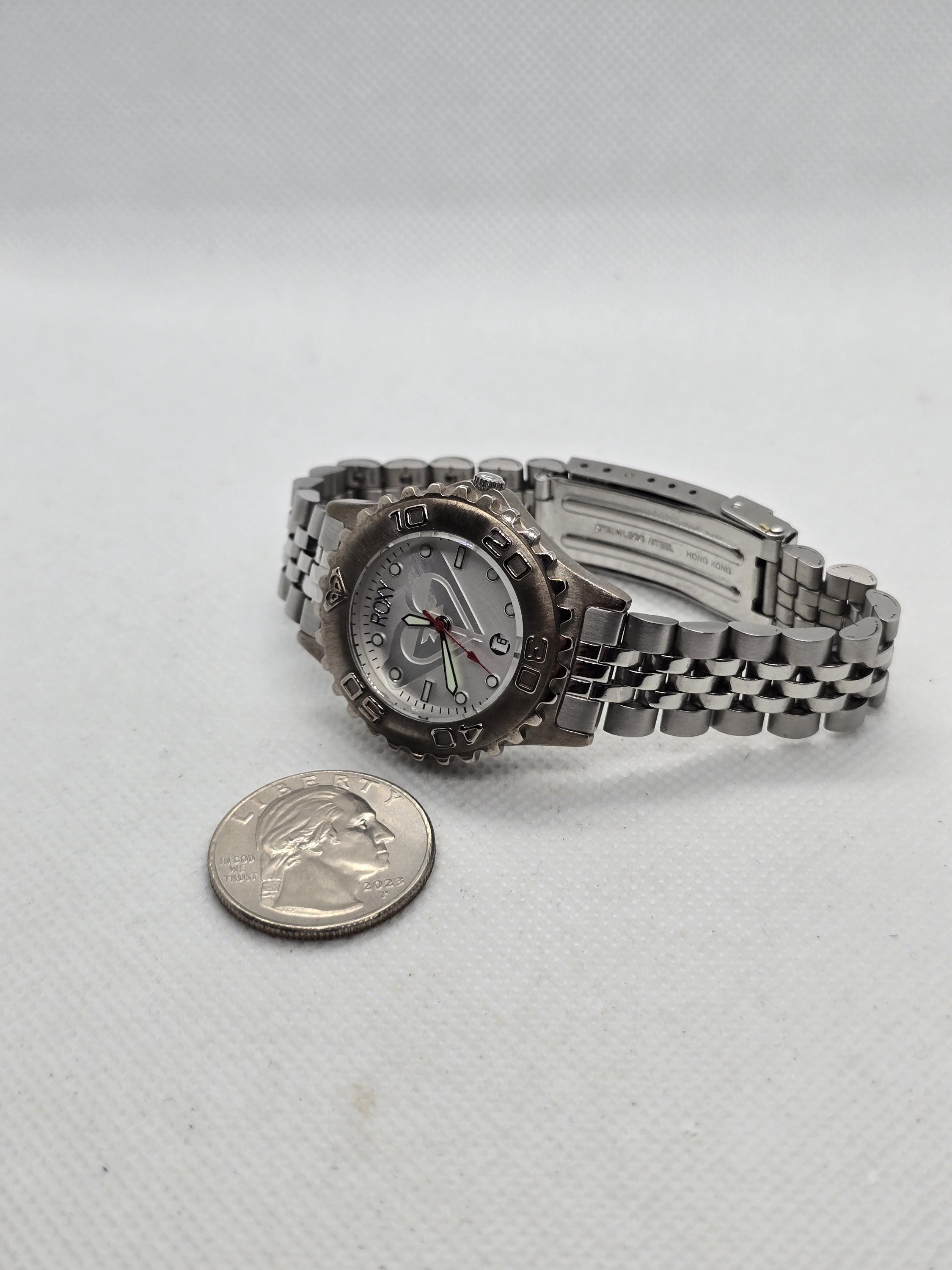 Vintage Roxy Watch By Quicksilver Surfer Girl arms are Hour and Minute Hands ROXY Watches, Parts & Accessories for sale | eBay main image 4