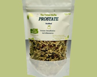 Organic Prostate Herbal Tea: Saw Palmetto & Nettle Root Blend